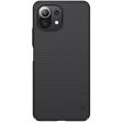 Пластиковый чехол NILLKIN Frosted Shield для Xiaomi Mi 11 Lite / 11 Lite NE - Black (233535B)