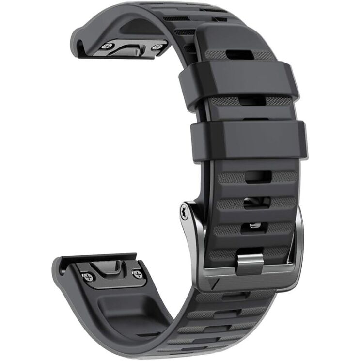 Ремінець ArmorStandart Silicone для годинників Garmin з кріпленням Quick Fit 22mm - Black: фото 3 з 4