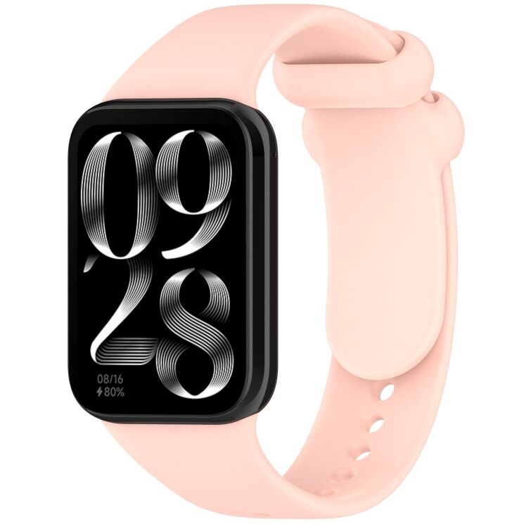 Ремешок ArmorStandart Silicone Strap для Xiaomi Redmi Watch 4 / 5 / Mi Smart Band 8 Pro / Band 9 Pro - Pink: фото 1 из 6