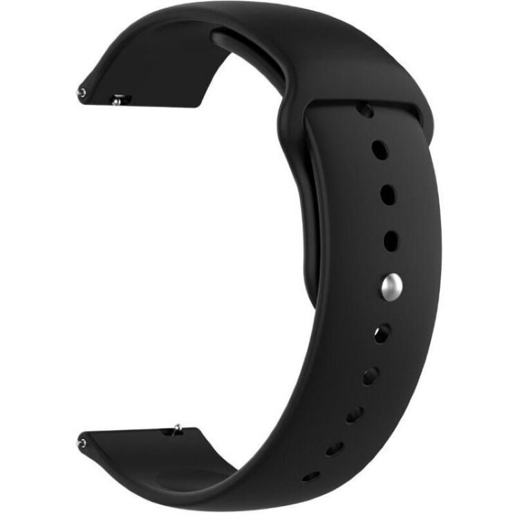 Ремешок ArmorStandart Silicone Watch Strap для часов с шириной крепления 22мм - Black: фото 2 из 2