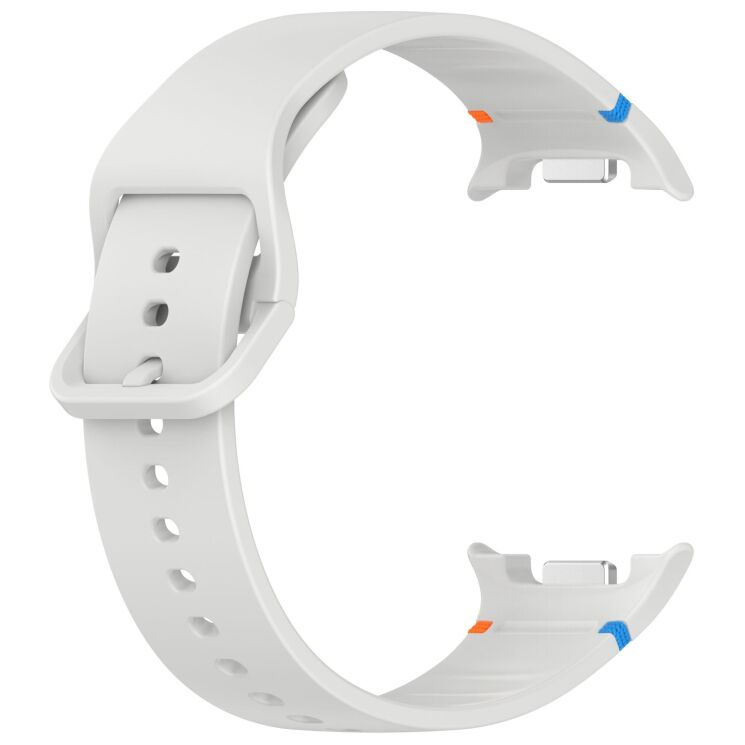 Ремешок ArmorStandart Soft Silicone (S/M) для Samsung Galaxy Watch 8 (40/44mm) / 8 Classic - Light Grey: фото 3 из 6