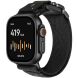 Ремешок AULUMU C03 Titanium Mag Buckle Quick-Release Band для Apple Watch 46 / 45 / 44 / SE 44 / 42 (Series 1-3) / Ultra (Gen 1-4) - Black (398001B). Фото 1 из 14