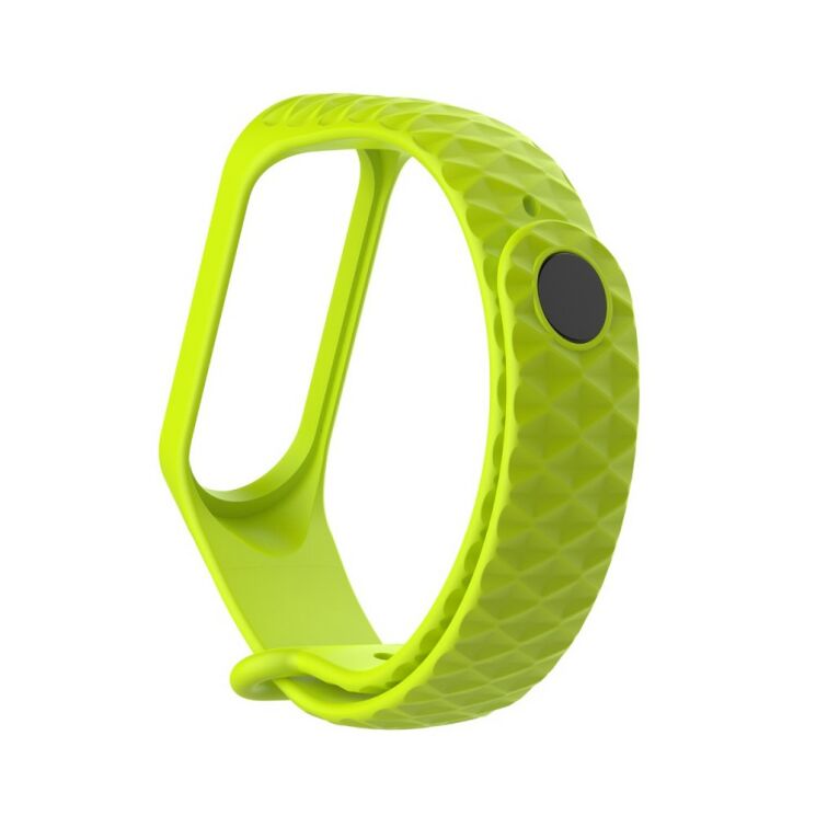 Ремінець Deexe 3D Diamond для Xiaomi Mi Band 3 - Green: фото 3 з 5