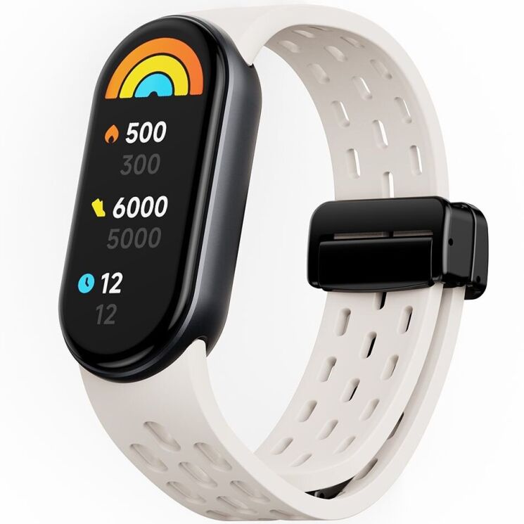 Ремешок Deexe Astra Strap для Xiaomi Mi Smart Band 8 / 9 - Starlight: фото 2 из 9