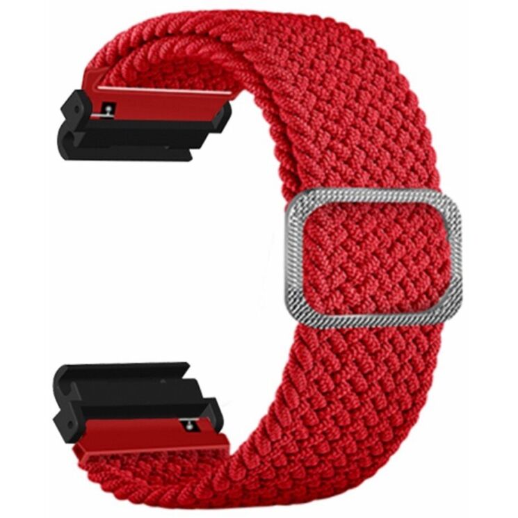 Ремінець Deexe Braided Strap для Huami Amazfit T-ReX Ultra - Red: фото 1 з 4