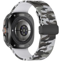 Ремешок Deexe Camouflage Pattern для Samsung Galaxy Watch Ultra (47mm) - Light Grey: фото 1 из 6