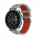 Ремешок Deexe Dual Color для Samsung Galaxy Watch 46mm / Watch 3 45mm / Gear S3 - Grey / Red (115816HR). Фото 1 из 5