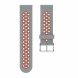 Ремешок Deexe Dual Color для Samsung Galaxy Watch 46mm / Watch 3 45mm / Gear S3 - Grey / Red (115816HR). Фото 3 из 5