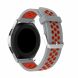 Ремешок Deexe Dual Color для Samsung Galaxy Watch 46mm / Watch 3 45mm / Gear S3 - Grey / Red (115816HR). Фото 2 из 5