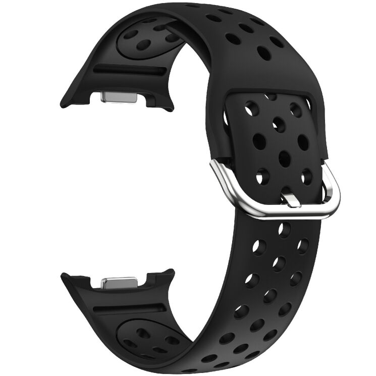 Ремешок Deexe Dual Color для Samsung Galaxy Watch 8 (40/44mm) / 8 Classic - Black: фото 3 из 6