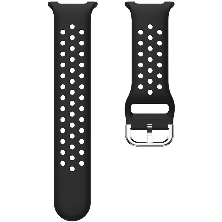 Ремешок Deexe Dual Color для Samsung Galaxy Watch 8 (40/44mm) / 8 Classic - Black: фото 5 из 6