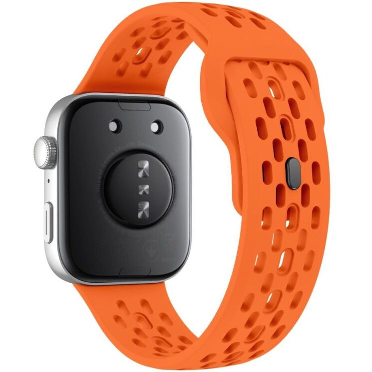 Ремешок Deexe Eclipse для Huawei Watch Fit 3 / Fit 4 - Orange: фото 2 из 5