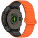 Ремешок Deexe Flexible Fit для часов Garmin c креплением Quick Fit 26mm - Orange / Black (369100BO). Фото 1 из 8