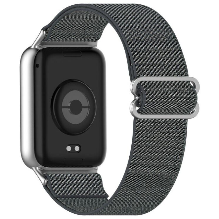 Ремінець Deexe Knitted Strap для Xiaomi Redmi Watch 4 / 5 / Mi Smart Band 8 Pro / Band 9 Pro - Dark Grey: фото 1 з 9