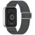 Ремешок Deexe Knitted Strap для Xiaomi Redmi Watch 4 / 5 / Mi Smart Band 8 Pro / Band 9 Pro - Dark Grey: фото 1 из 9