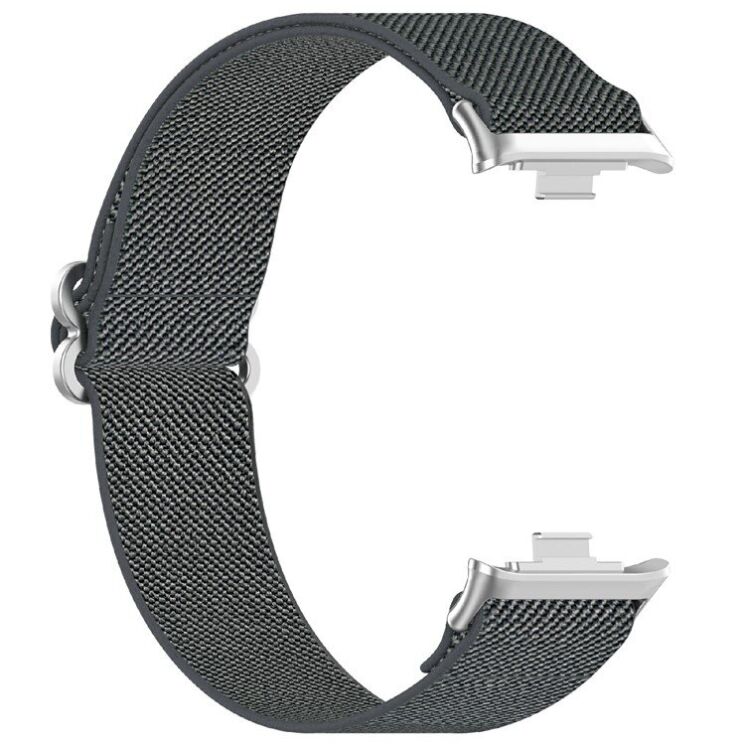 Ремінець Deexe Knitted Strap для Xiaomi Redmi Watch 4 / 5 / Mi Smart Band 8 Pro / Band 9 Pro - Dark Grey: фото 3 з 9