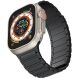 Ремінець Deexe Magnetic Band для Apple Watch 46 / 45 / 44 / SE 44 / 42 (Series 1-3) / Ultra / Ultra 2 - Black (251890B). Фото 4 з 4