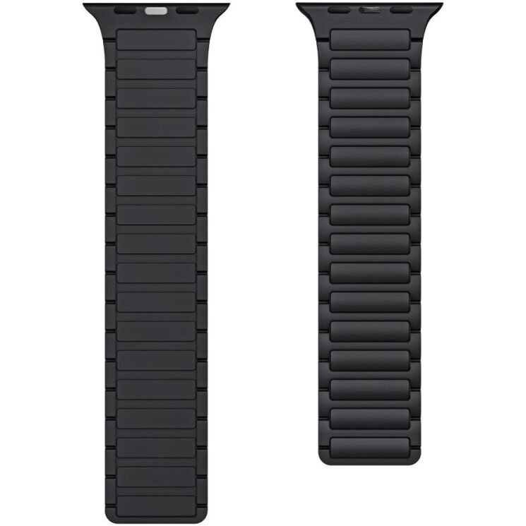 Ремінець Deexe Magnetic Band для Apple Watch 46 / 45 / 44 / SE 44 / 42 (Series 1-3) / Ultra / Ultra 2 - Black: фото 2 з 4