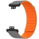 Ремінець Deexe Magnetic Band для Huawei Watch Fit - Grey / Orange (258717HO). Фото 2 з 3
