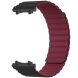 Ремінець Deexe Magnetic Band для Xiaomi Amazfit T-ReX 3 - Black / Wine Red (382701BR). Фото 1 з 3
