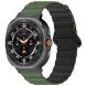 Ремешок Deexe Magnetic Strap для Samsung Galaxy Watch Ultra (47mm) - Army Green / Black (358015GB). Фото 2 из 7