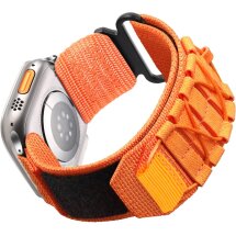 Ремешок Deexe Military для Apple Watch 42 (Series 10) / 41 / 40 / SE 40 / 38 - Orange: фото 1 из 8