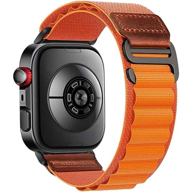 Ремінець Deexe Nylon Leather для Huawei Watch 5 / Fit 5 Pro / Fit 4 / Fit 4 Pro / Fit 3 - Orange (423701O) Ремінець Deexe Nylon Leather для Huawei Watch 5 / Fit 5 Pro / Fit 4 / Fit 4 Pro / Fit 3 - Orange: фото 1 з 7