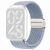 Ремешок Deexe Nylon Loop для Xiaomi Redmi Watch 4 / 5 / Mi Smart Band 8 Pro / Band 9 Pro - Blue: фото 1 из 6