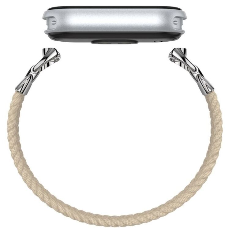 Ремешок Deexe Nylon Woven для Xiaomi Mi Smart Band 8 / Band 9 / Band 10 - Apricot: фото 2 из 5