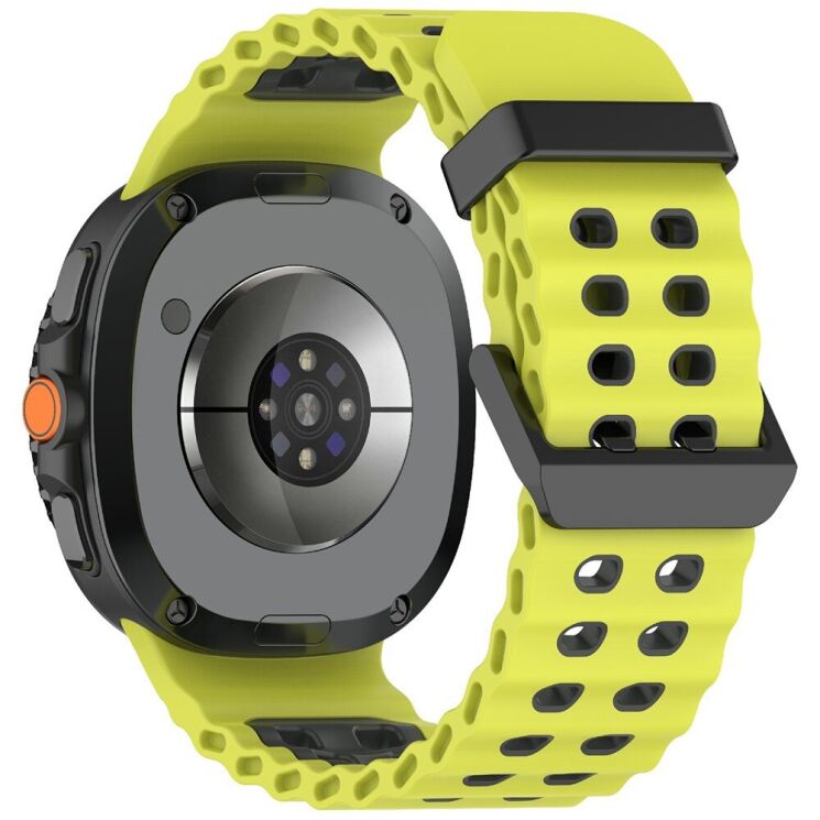 Ремешок Deexe Ocean Strap для Samsung Galaxy Watch 8 (40/44mm) / 8 Classic - Lime / Grey (384117LH) Ремешок Deexe Ocean Strap для Samsung Galaxy Watch 8 (40/44mm) / 8 Classic - Lime / Grey: фото 1 из 6