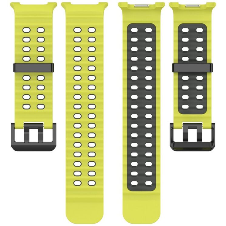 Ремешок Deexe Ocean Strap для Samsung Galaxy Watch 8 (40/44mm) / 8 Classic - Lime / Grey (384117LH) Ремешок Deexe Ocean Strap для Samsung Galaxy Watch 8 (40/44mm) / 8 Classic - Lime / Grey: фото 4 из 6