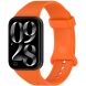 Ремешок Deexe Silicone Band для Xiaomi Mi Smart Band 9 Pro - Orange (370312O). Фото 4 из 12