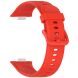 Ремешок Deexe Soft Silicone для Huawei Watch Fit 3 - Red (357103R). Фото 2 из 7