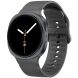 Ремінець Deexe Soft Silicone для Samsung Galaxy Watch 8 (40/44mm) / 8 Classic - Dark Grey (384153DH). Фото 2 з 6