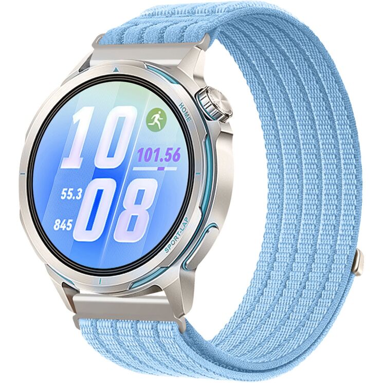 Ремінець Deexe Soft Weave для для годинників з шириною кріплення 18мм - Baby Blue: фото 2 з 5