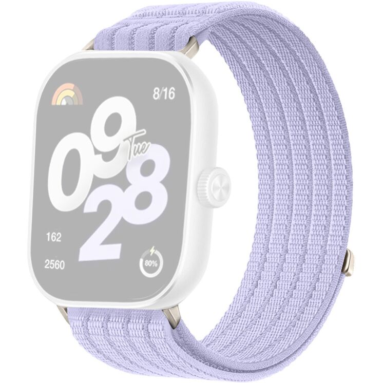 Ремешок Deexe Soft Weave для Xiaomi Redmi Watch 4 / Watch 5 / Watch 6 / Mi Smart Band 8 Pro / Band 9 Pro - Purple: фото 1 из 5