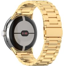 Ремешок Deexe Stainless Steel для Google Pixel Watch 3 (45mm) - Gold: фото 1 из 9