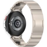 Ремінець Deexe Titanium Steel для Samsung Galaxy Watch 4 / 4 Classic / 5 / 5 Pro / 6 / 6 Classic / 7 / FE - Titanium (284644T)