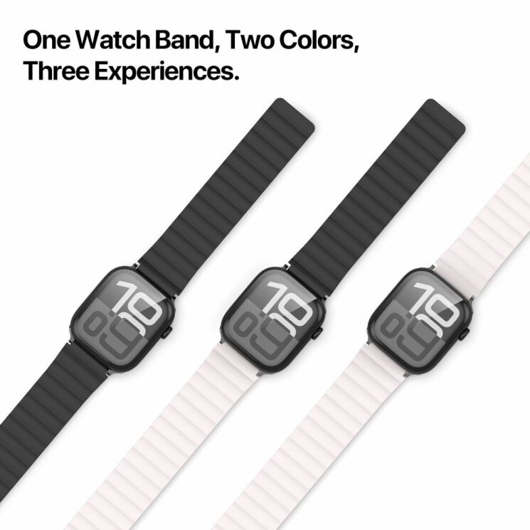 Ремешок DUX DUCIS SD Series для Apple Watch 42 (Series 10) / 41 / 40 / SE 40 / 38 - Pink / Green: фото 5 из 10