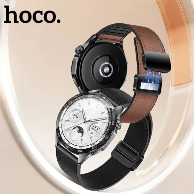 Ремешок Hoco WH18 для часов с шириной крепления 22мм - Black: фото 5 из 7