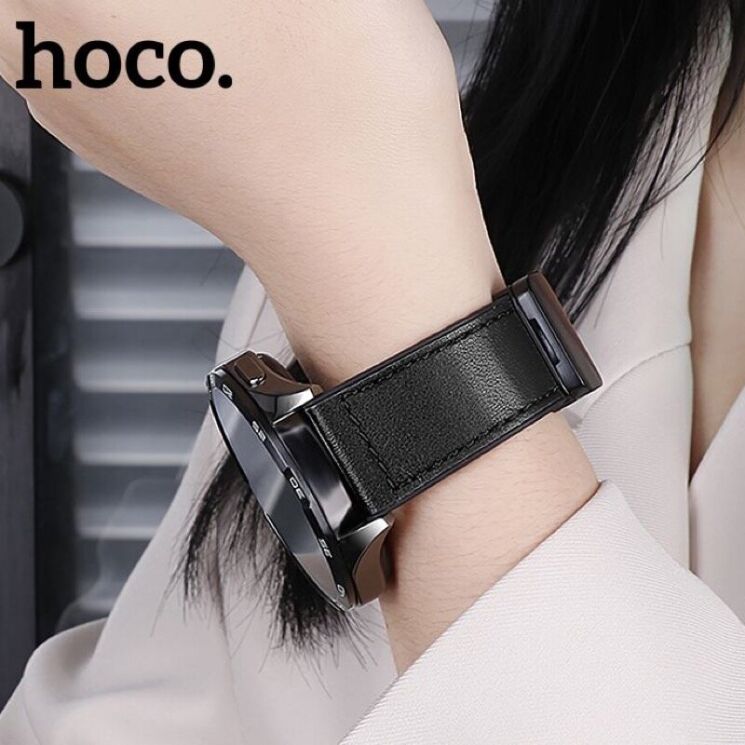 Ремешок Hoco WH18 для часов с шириной крепления 22мм - Black: фото 6 из 7