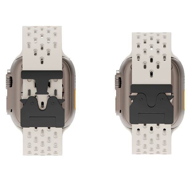 Ремешок KALEBOL Astra Strap для Apple Watch 46 / 45 / 44 / SE 44 / 42 (Series 1-3) / Ultra / Ultra 2 - Starlight: фото 5 из 9