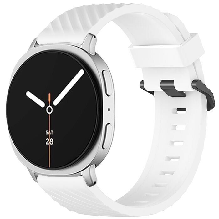 Ремешок KALEBOL Tire Pattern для Samsung Galaxy Watch 8 (40/44mm) / 8 Classic - White: фото 2 из 5