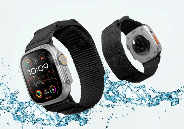 Ремінець Laut CHAMPS SPORT для Apple Watch 46 / 45 / 44 / SE 44 / 42 (Series 1-3) / Ultra / Ultra 2 - Green: фото 4 з 7