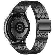 Ремінець UniCase Chic Stainless Steel для годинників з шириною кріплення 22 мм - Black: фото 1 з 6