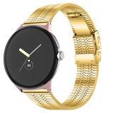 Ремінець UniCase Chic Stainless Steel для Google Pixel Watch / Watch 2 / Watch 3 (41mm) - Gold (311713F)