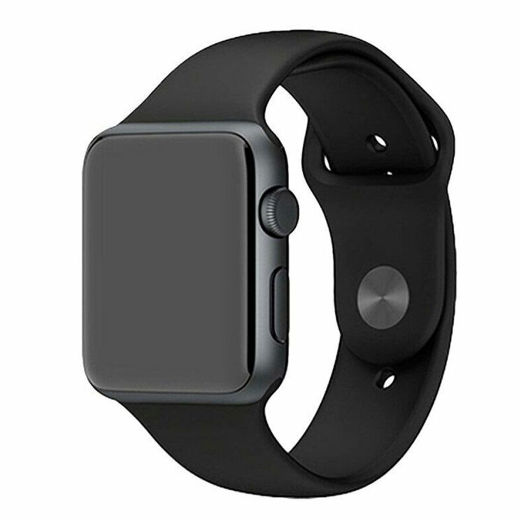 Ремешок UniCase Original Style для Apple Watch 42 (Series 10/11) / 41 / 40 / SE 40 / 38 - Black (236204A) Ремешок UniCase Original Style для Apple Watch 42 (Series 10/11) / 41 / 40 / SE 40 / 38 - Black: фото 1 из 8