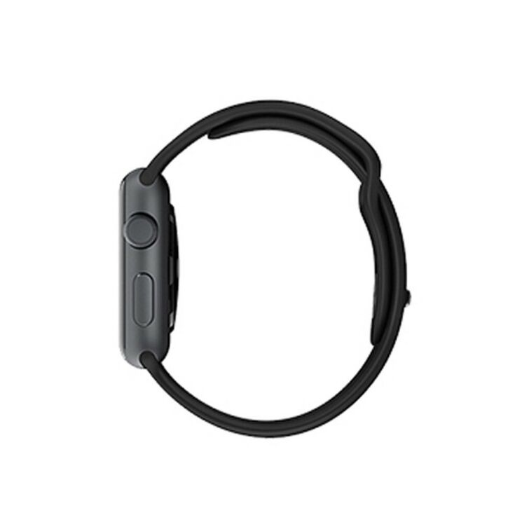 Ремінець UniCase Original Style для Apple Watch 46 / 45 / 44 / SE 44 / 42 (Series 1-3) / Ultra / Ultra 2 / Ultra 3 - Black: фото 5 з 8