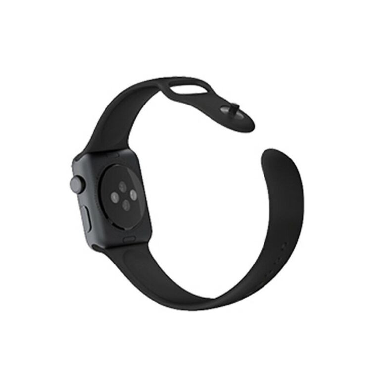 Ремінець UniCase Original Style для Apple Watch 46 / 45 / 44 / SE 44 / 42 (Series 1-3) / Ultra / Ultra 2 / Ultra 3 - Black: фото 4 з 8