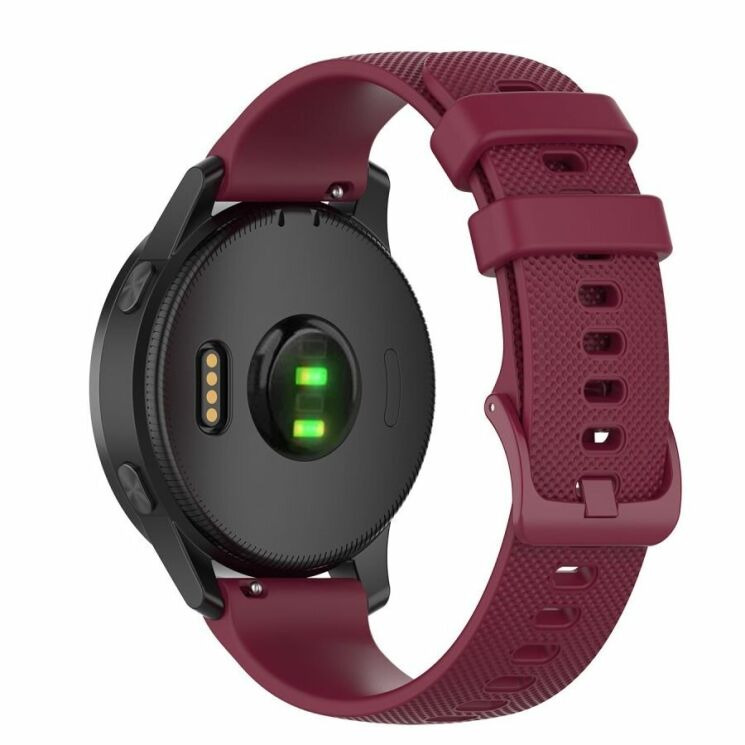 Ремешок UniCase Rhombus Texture для Huawei Watch GT 2e - Wine Red: фото 2 из 5
